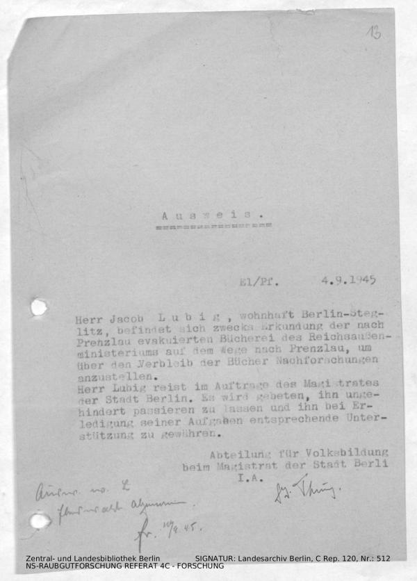 Landesarchiv Berlin, C Rep. 120 Nr. 512, Bl. 13