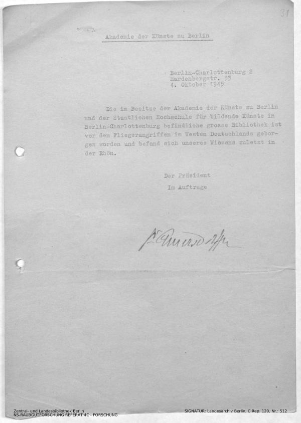 Landesarchiv Berlin, C Rep. 120 Nr. 512, Bl. 30/31