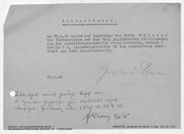 Landesarchiv Berlin, C Rep. 120 Nr. 512, Bl. 38