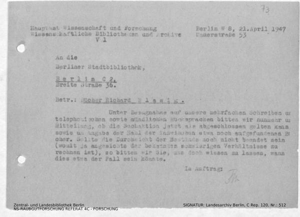 Landesarchiv Berlin, C Rep. 120 Nr. 512, Bl. 73