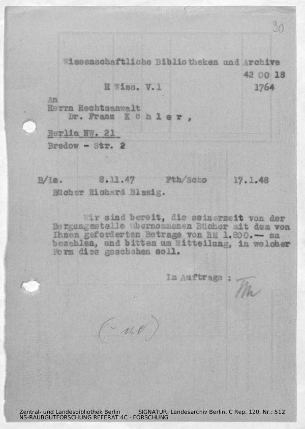 Landesarchiv Berlin, C Rep. 120 Nr. 512, Bl. 90