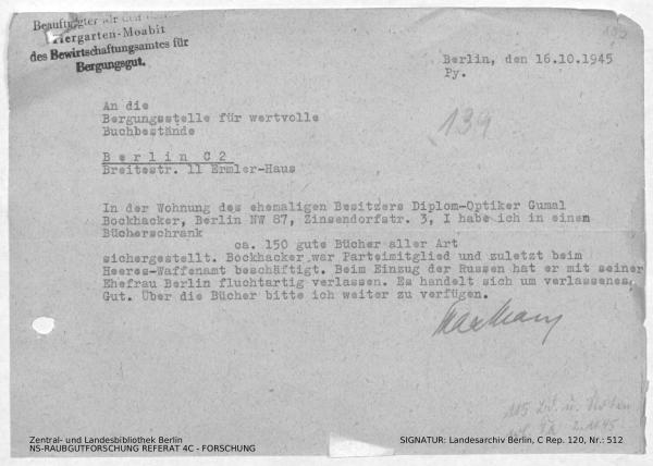 Landesarchiv Berlin, C Rep. 120 Nr. 512, Bl. 105