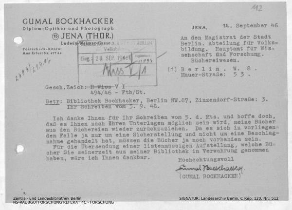 Landesarchiv Berlin, C Rep. 120 Nr. 512, Bl. 112