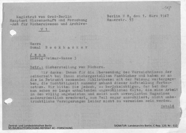 Landesarchiv Berlin, C Rep. 120 Nr. 512, Bl. 118