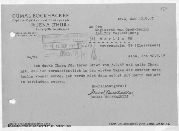 Landesarchiv Berlin, C Rep. 120 Nr. 512, Bl. 127