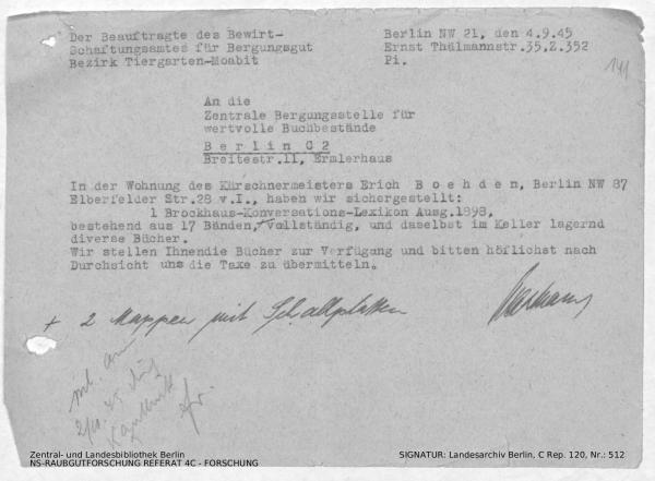 Landesarchiv Berlin, C Rep. 120 Nr. 512, Bl. 141