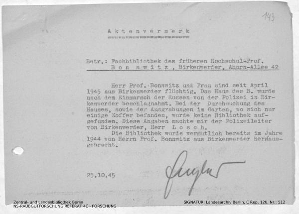 Landesarchiv Berlin, C Rep. 120 Nr. 512, Bl. 143