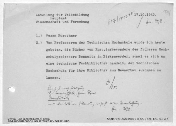 Landesarchiv Berlin, C Rep. 120 Nr. 512, Bl. 144