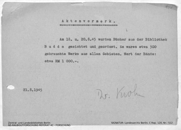 Landesarchiv Berlin, C Rep. 120 Nr. 512, Bl. 150