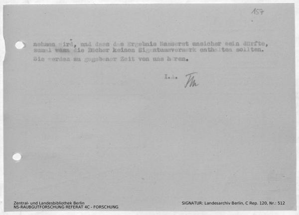 Landesarchiv Berlin, C Rep. 120 Nr. 512, Bl. 157