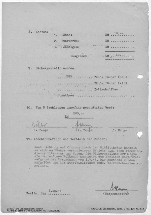 Landesarchiv Berlin, C Rep. 120 Nr. 512, Bl. 160