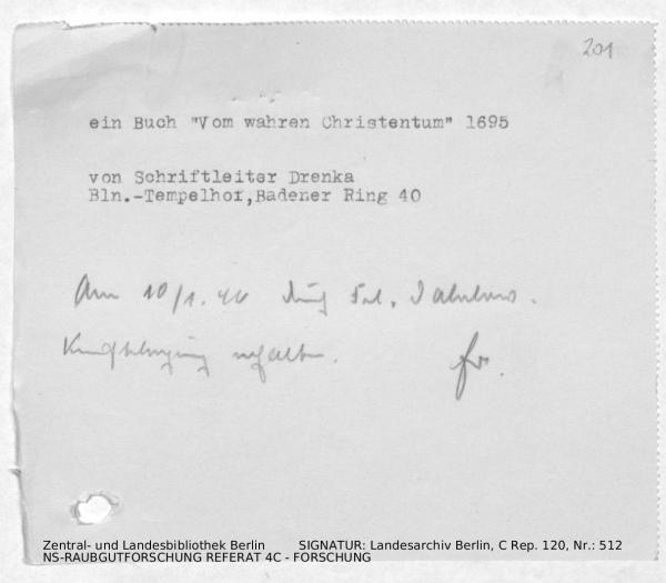 Landesarchiv Berlin, C Rep. 120 Nr. 512, Bl. 201
