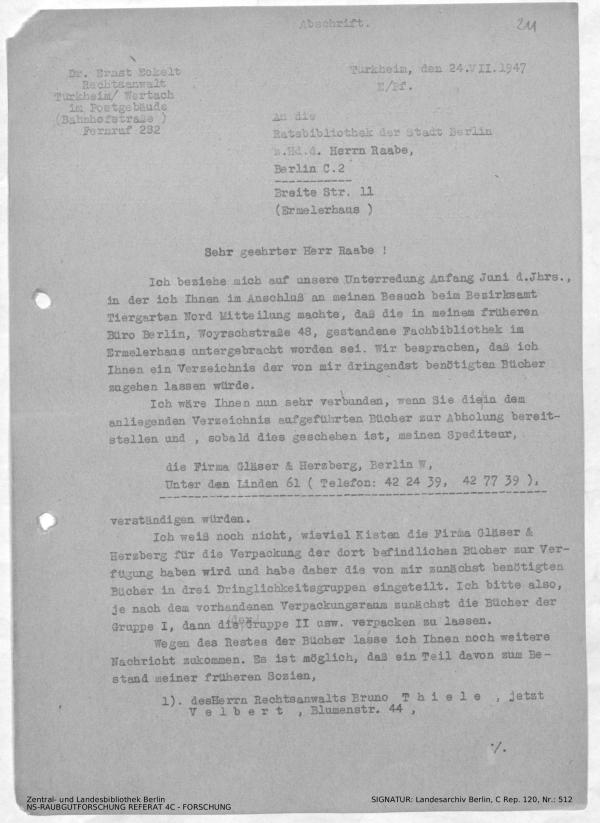 Landesarchiv Berlin, C Rep. 120 Nr. 512, Bl. 211