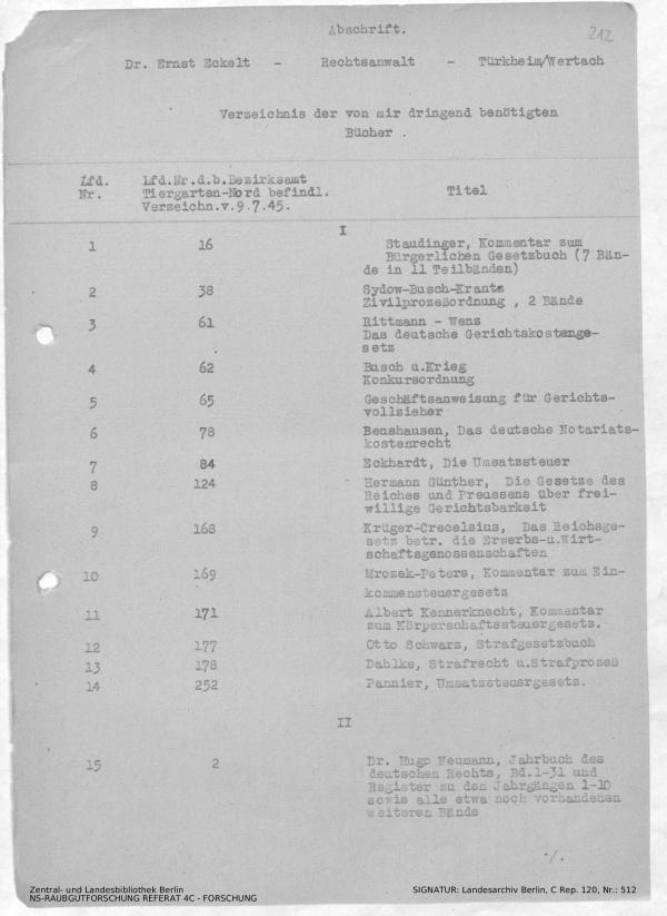 Landesarchiv Berlin, C Rep. 120 Nr. 512, Bl. 212