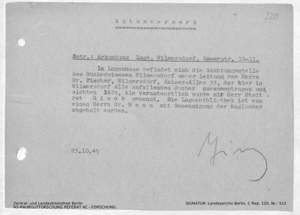 Landesarchiv Berlin, C Rep. 120 Nr. 512, Bl. 220