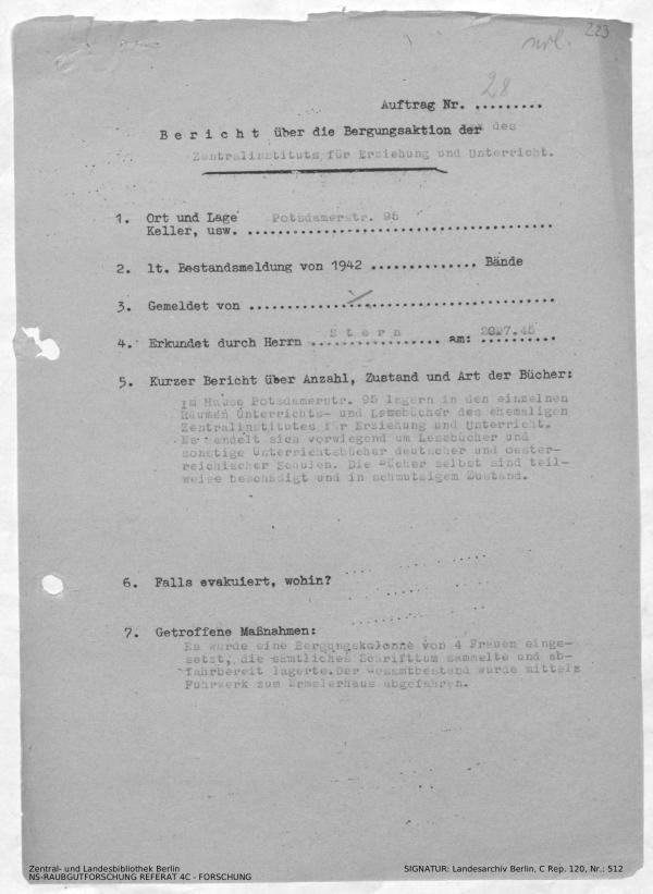 Landesarchiv Berlin, C Rep. 120 Nr. 512, Bl. 223