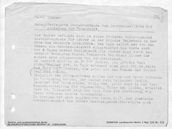 Landesarchiv Berlin, C Rep. 120 Nr. 512, Bl. 226