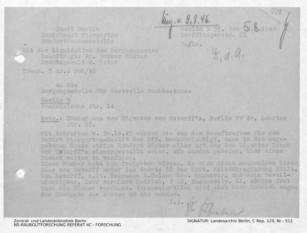 Landesarchiv Berlin, C Rep. 120 Nr. 512, Bl. 228