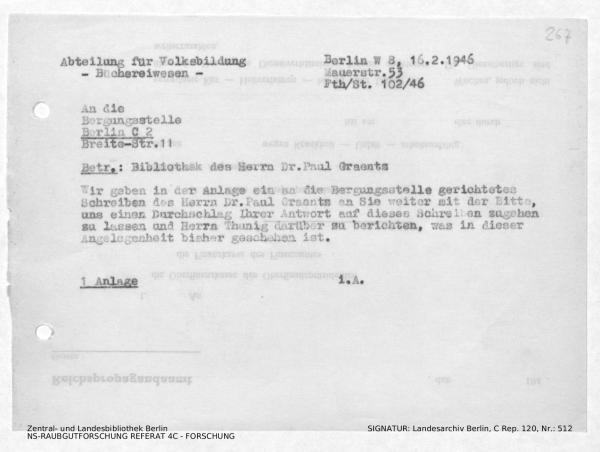 Landesarchiv Berlin, C Rep. 120 Nr. 512, Bl. 267