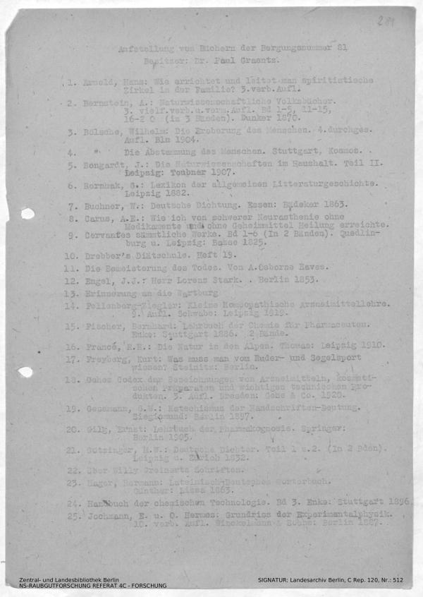 Landesarchiv Berlin, C Rep. 120 Nr. 512, Bl. 281