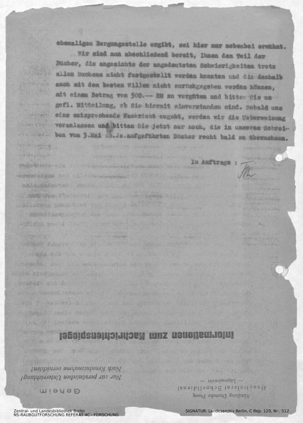 Landesarchiv Berlin, C Rep. 120 Nr. 512, Bl. 289