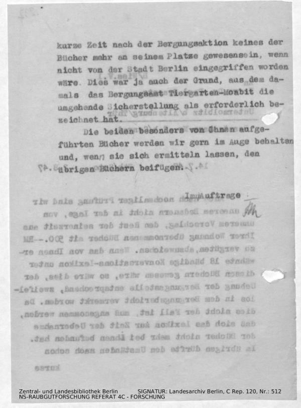 Landesarchiv Berlin, C Rep. 120 Nr. 512, Bl. 292