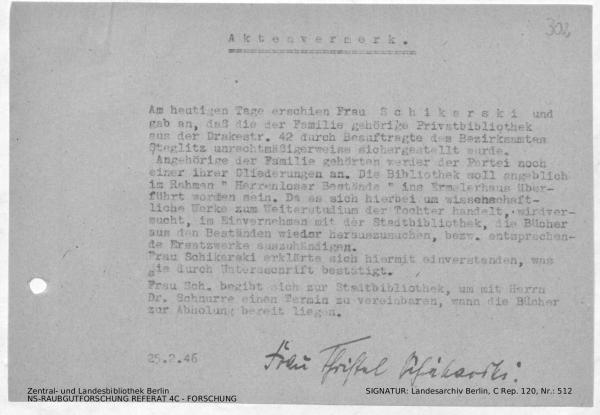 Landesarchiv Berlin, C Rep. 120 Nr. 512, Bl. 302