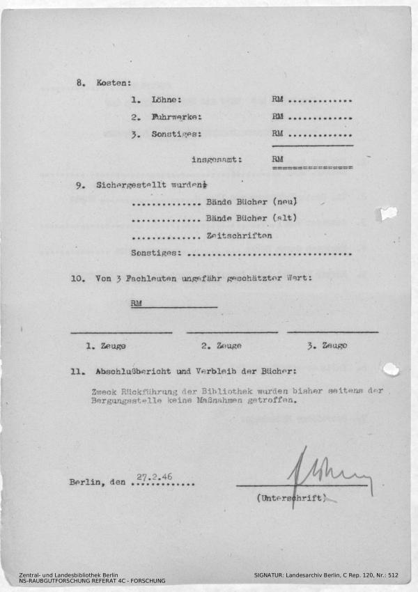Landesarchiv Berlin, C Rep. 120 Nr. 512, Bl. 303
