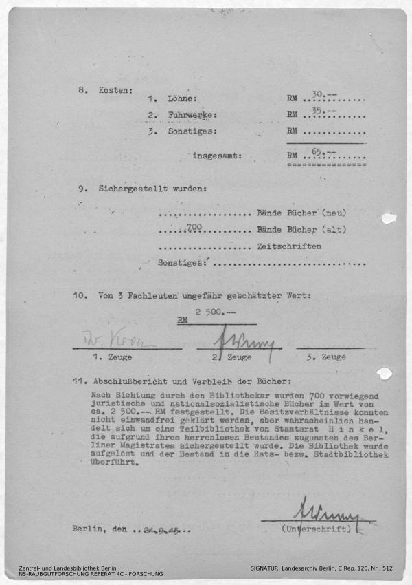 Landesarchiv Berlin, C Rep. 120 Nr. 512, Bl. 305