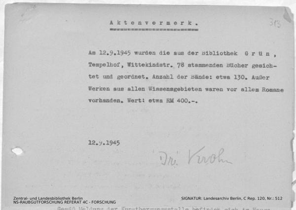 Landesarchiv Berlin, C Rep. 120 Nr. 512, Bl. 313