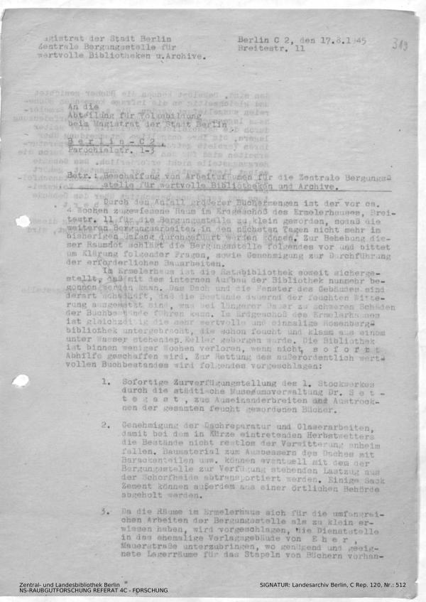 Landesarchiv Berlin, C Rep. 120 Nr. 512, Bl. 319