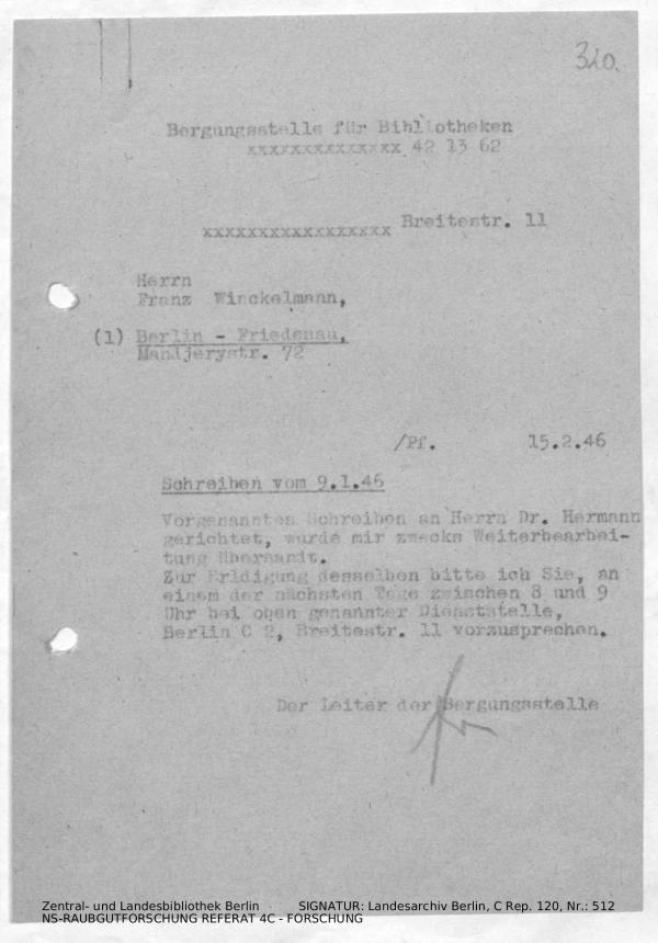 Landesarchiv Berlin, C Rep. 120 Nr. 512, Bl. 320