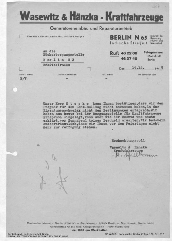 Landesarchiv Berlin, C Rep. 120 Nr. 512, Bl. 327