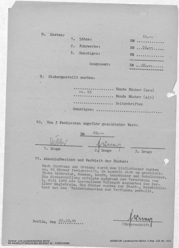 Landesarchiv Berlin, C Rep. 120 Nr. 513, Bl. 129