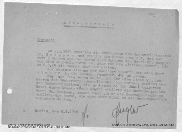 Landesarchiv Berlin, C Rep. 120 Nr. 513, Bl. 142