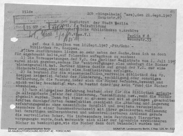 Landesarchiv Berlin, C Rep. 120 Nr. 513, Bl. 165