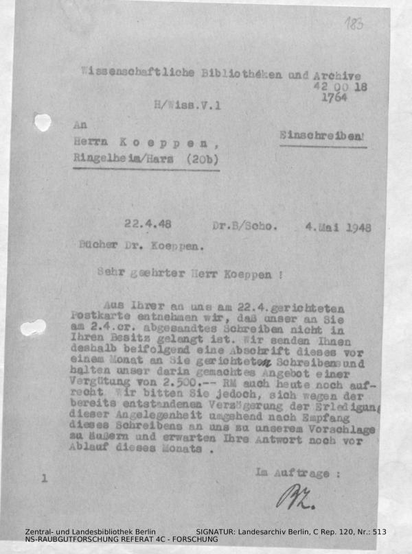 Landesarchiv Berlin, C Rep. 120 Nr. 513, Bl. 183