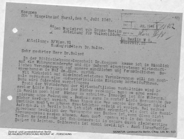 Landesarchiv Berlin, C Rep. 120 Nr. 513, Bl. 184