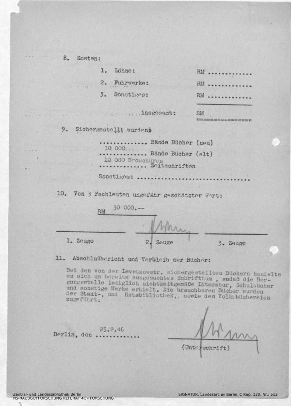 Landesarchiv Berlin, C Rep. 120 Nr. 513, Bl. 205