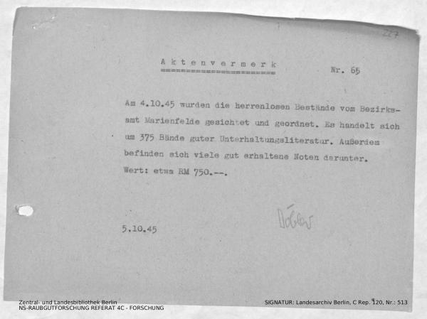 Landesarchiv Berlin, C Rep. 120 Nr. 513, Bl. 227
