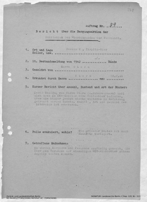 Landesarchiv Berlin, C Rep. 120 Nr. 513, Bl. 268