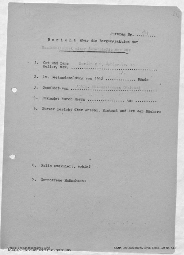 Landesarchiv Berlin, C Rep. 120 Nr. 513, Bl. 272