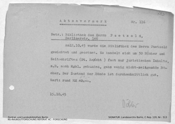 Landesarchiv Berlin, C Rep. 120 Nr. 513, Bl. 283