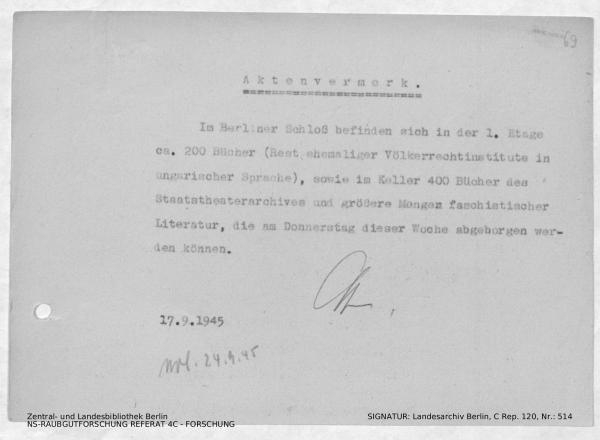 Landesarchiv Berlin, C Rep. 120 Nr. 514, Bl. 69