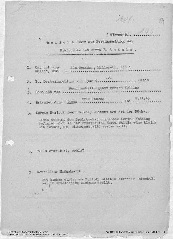 Landesarchiv Berlin, C Rep. 120 Nr. 514, Bl. 84