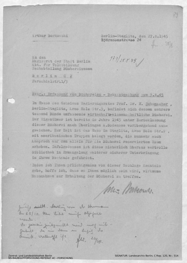 Landesarchiv Berlin, C Rep. 120 Nr. 514, Bl. 89