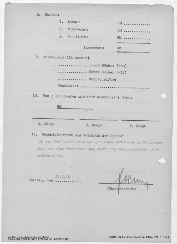 Landesarchiv Berlin, C Rep. 120 Nr. 514, Bl. 100