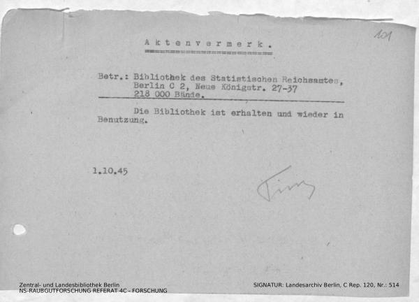 Landesarchiv Berlin, C Rep. 120 Nr. 514, Bl. 101