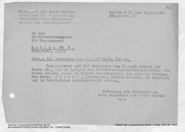 Landesarchiv Berlin, C Rep. 120 Nr. 514, Bl. 107