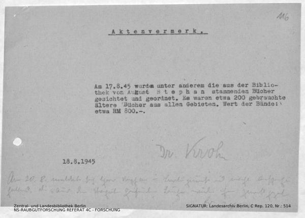 Landesarchiv Berlin, C Rep. 120 Nr. 514, Bl. 116